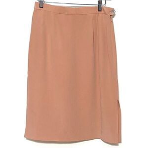 Rena Rowan blush pink Silk skirt sz 10